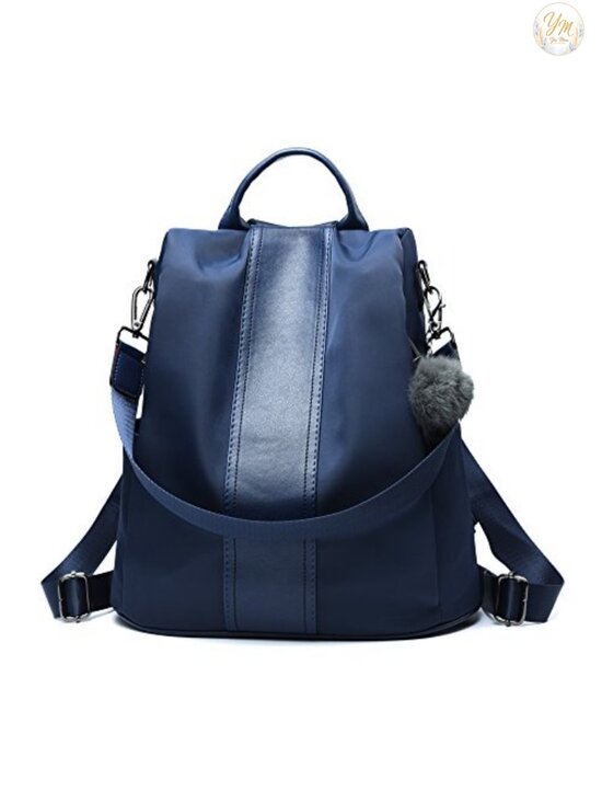 Women\'s Waterproof Nylon Anti-theft Travel Backpack Purse with Adjustable Straps